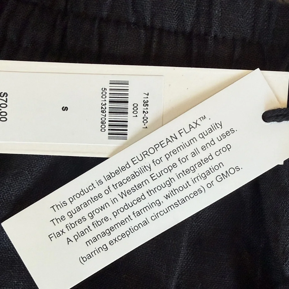 NWT Banana Republic linen pull-on 4”short - Picture 2 of 5